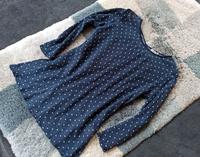 süßes LEINENSHIRT mit Pünktchen v. OPUS 100% Leinen marine Gr. S Rostock - Stadtmitte Vorschau
