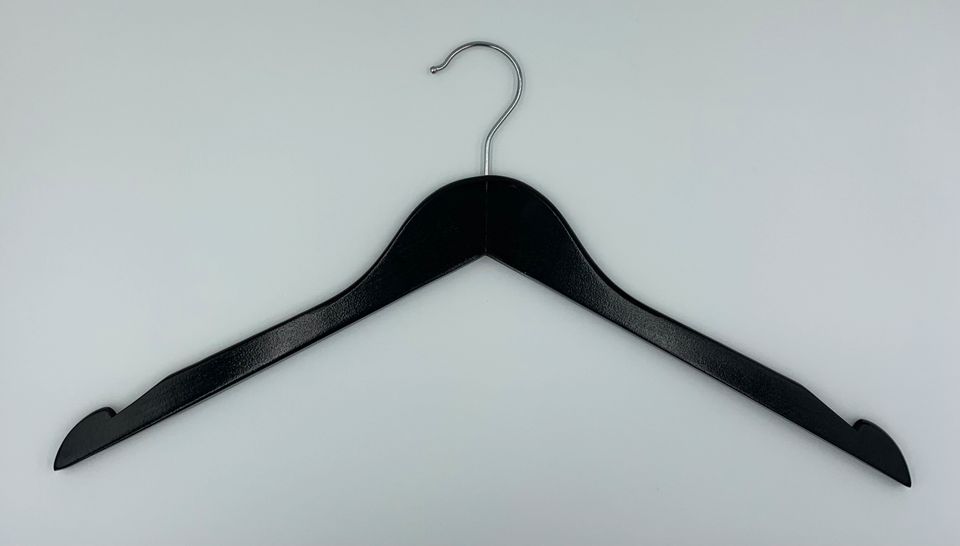 20x Kleiderbügel Schwarz Holz ohne Steg für Kleiderschrank in Nürnberg (Mittelfr)