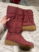 Vintage Winter Stiefel rot Bama Lams Eimsbüttel - Hamburg Stellingen Vorschau