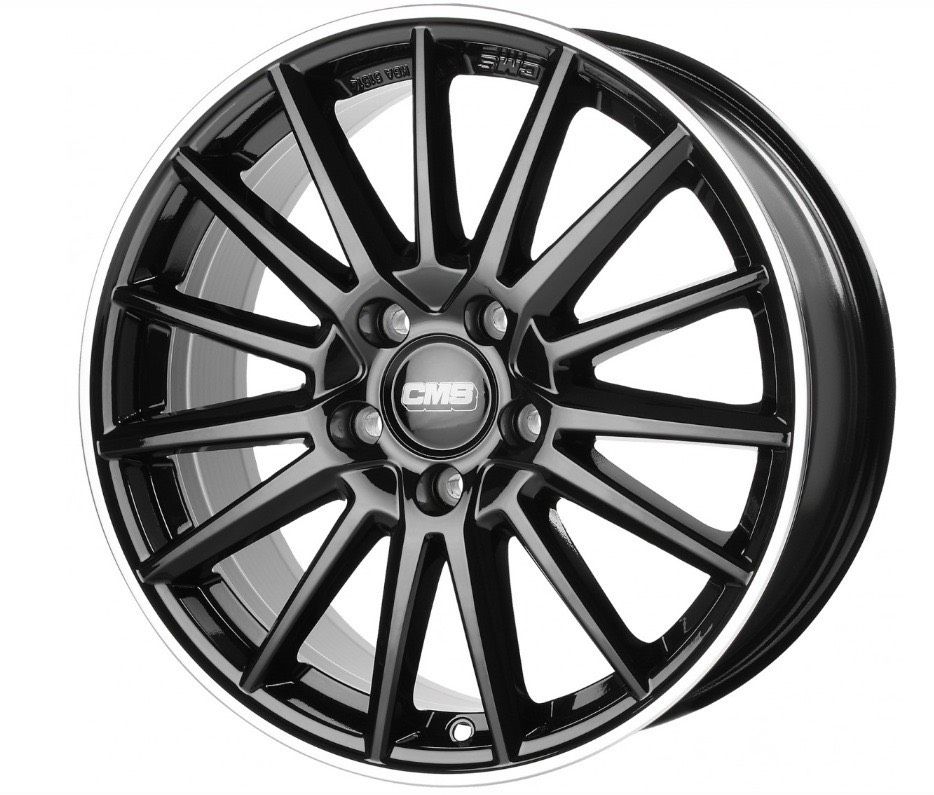 CMS C23 diamond rim black 8x18 ET31 - LK5/112 ML66.5 VW/Audi in Rheine