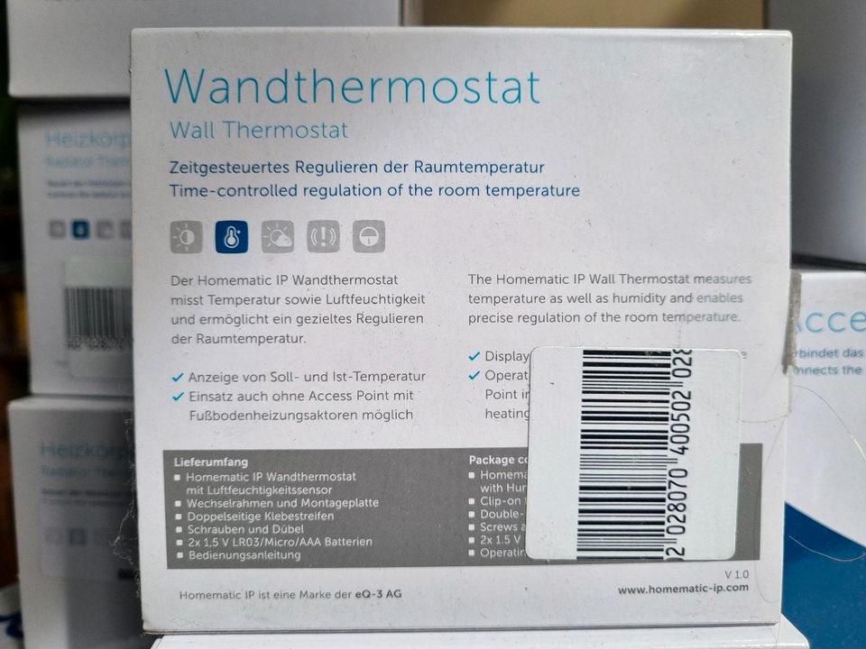 Digitale Heizkörperthermostate Smarthome Homematic IP in Leipzig