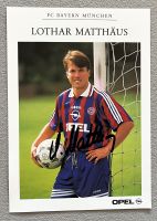 Autogrammkarte Lothar Matthäus (FC Bayern München, 1996/97) Hessen - Mörlenbach Vorschau