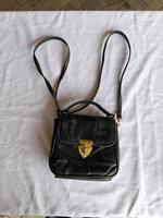 Leder-Handtasche schwarz Schulterriemen Bayern - Burgbernheim Vorschau