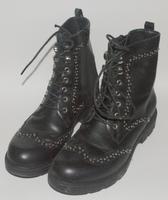Schnürstiefel mit Nieten Gothik/Boho, "Queen Tina" Größe 37 Bayern - Kemmern Vorschau