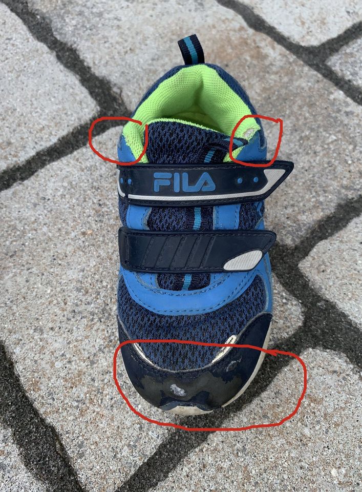 Gr.27 Schuhe Jungen Turnschuhe Sneaker Fila in Obing