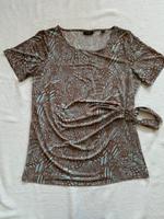 Tchibo Bindeshirt Shirt türkis braun Gr. 44/46 Niedersachsen - Seelze Vorschau