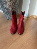 Stiefel von Tamaris, Größe 36, rot, Leder Baden-Württemberg - Laupheim Vorschau