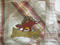kariertes langarm Hemd mit Dinos Gr. 110 Niedersachsen - Göttingen Vorschau
