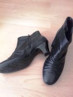 Damen Stiefeletten schwarz, Größe 38, Leder Brandenburg - Senftenberg Vorschau