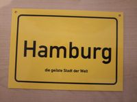 Kunststoff Postkarte Hamburg Ortsschild Schleswig-Holstein - Norderstedt Vorschau