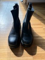 Cos Boots 40 schwarz Leder Bayern - Fürth Vorschau
