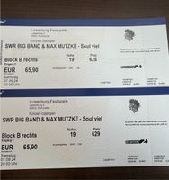 2 Tickets SWR Big Band & Max Mutzke Wunsiedel 07.09.24 Sachsen - Netzschkau Vorschau