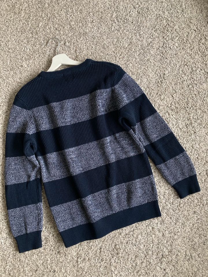 H&M Pullover Oberteil Sweater L Basic Streifen in Ismaning