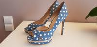GUESS High Heels/Peep Toe/ Pumps blau- weiß gepunktet Gr. 40 Sachsen - Chemnitz Vorschau