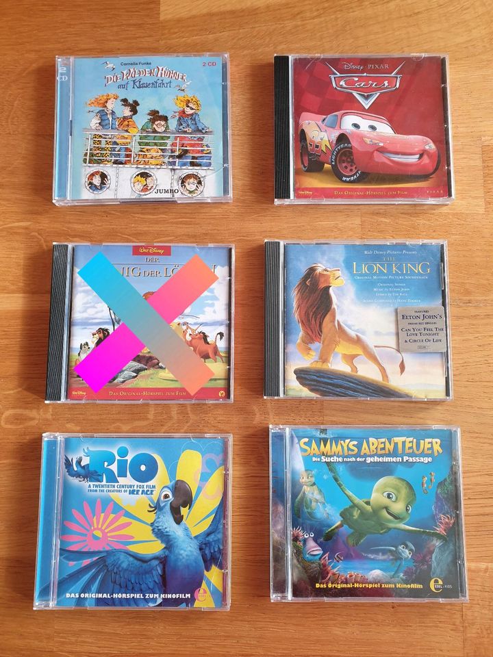 Konvolut Hörspiel CDs Cars Rio Sammy König der Löwen in Bruckberg bei Landshut