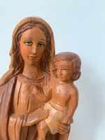 Antike Madonna mit Kind aus Holz geschnitzt Bayern - Schwanstetten Vorschau