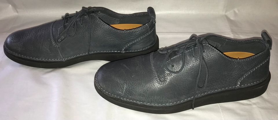 Clarks active Air graue Herren Schnürschuhe Gr. 44 Echt Leder in Gütersloh