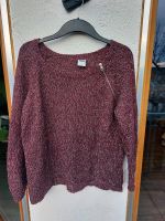 Vero Moda Strickpulli Winterpulli Knitwear Weiß Bordeaux meliert Baden-Württemberg - Mötzingen Vorschau