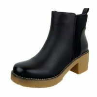 Stiefeletten Ankle Boots Biker  Blockabsatz Plateau Schwarz 36 Friedrichshain-Kreuzberg - Kreuzberg Vorschau