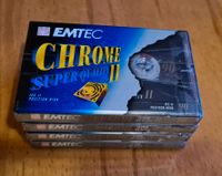 4x Kassette Cassette EMTEC CHROM II 2 90 NEU in Folie Bayern - Weißenhorn Vorschau