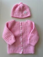 Strickset Jacke und Mütze in pink 92/98 neu Hessen - Bad Soden am Taunus Vorschau