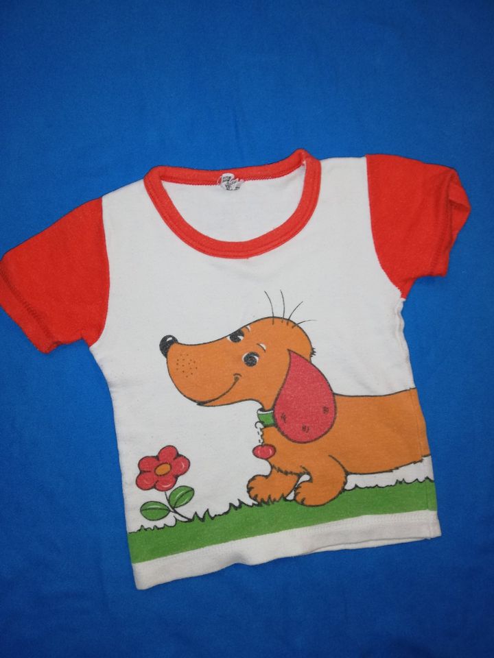 T-Shirt original aus den 80-ern, Gr. 92 in Bad Soden-Salmünster