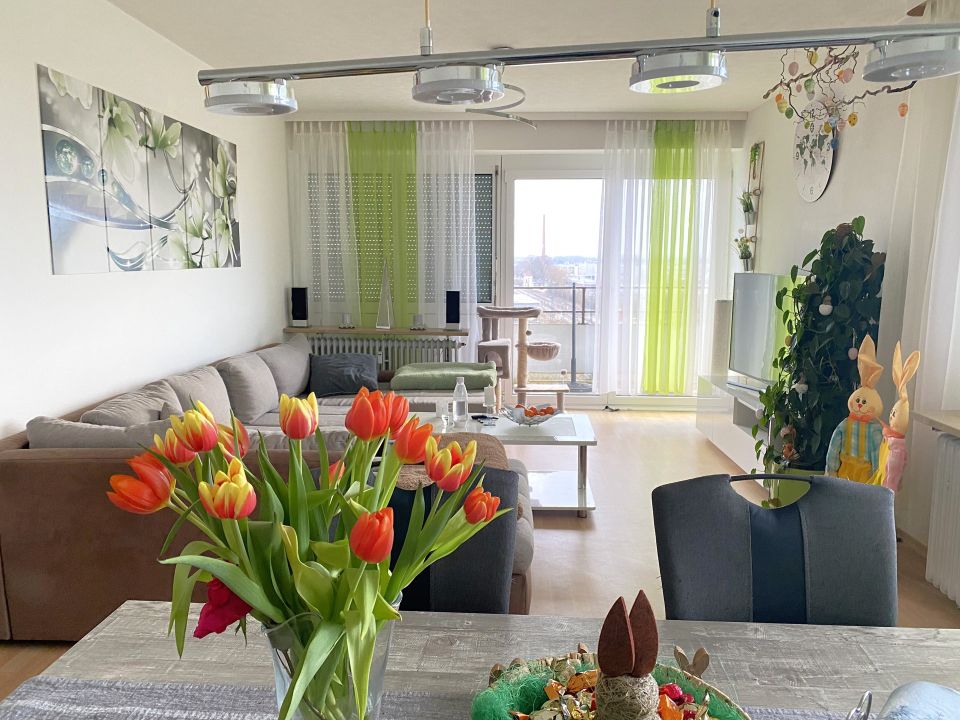 Einzigartiges Wohnerlebnis: 2-Zimmer-Wohnung mit umlaufendem Balkon in Dillingen (Donau)