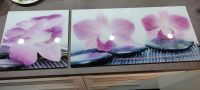 Glasbild Orchideen Blumen Steine Sachsen - Wittgensdorf Vorschau