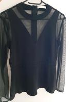 Vila Damenshirt/Top, Größe L, schwarz, Mesh, Reißverschluss Hessen - Twistetal Vorschau