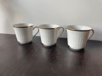 3 Kaffeetassen Winterling Bavaria Weiß Goldrand Tasse München - Au-Haidhausen Vorschau