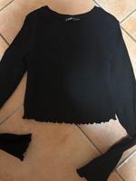 Longshirt in schwarz Hessen - Bad Endbach Vorschau