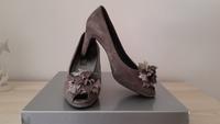 Pumps, Peep Tues, Gr. 38, antrazith, Paul Green, Wildleder Bayern - Bad Reichenhall Vorschau
