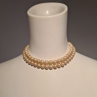Perlen Halskette Trachtenketten lange Perlenkette Doppelreihig Nordrhein-Westfalen - Ratingen Vorschau