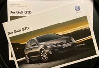 VW Prospekt - Der Golf GTD + Preisliste 2012 Niedersachsen - Wolfsburg Vorschau