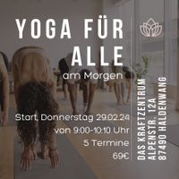 Yogakurs für Alle - 5 Termine à 70 Min - € 69,00 - ab 29.02.2024 Bayern - Haldenwang i. Allgäu Vorschau