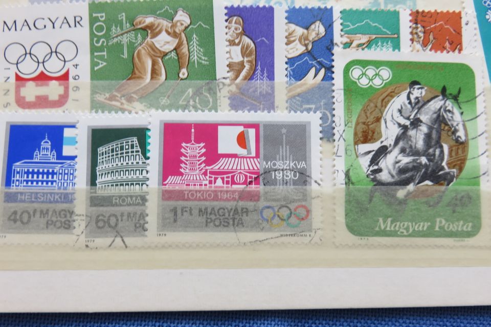 Briefmarken  Konvolut  Sport  Olympiade Ungarn in Eging am See