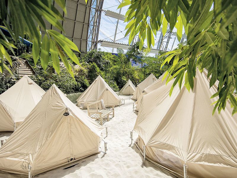 Zelten im Tropical Island 1 Nacht mit Eintritt für 2 Tage ab 72€ in Vaihingen an der Enz