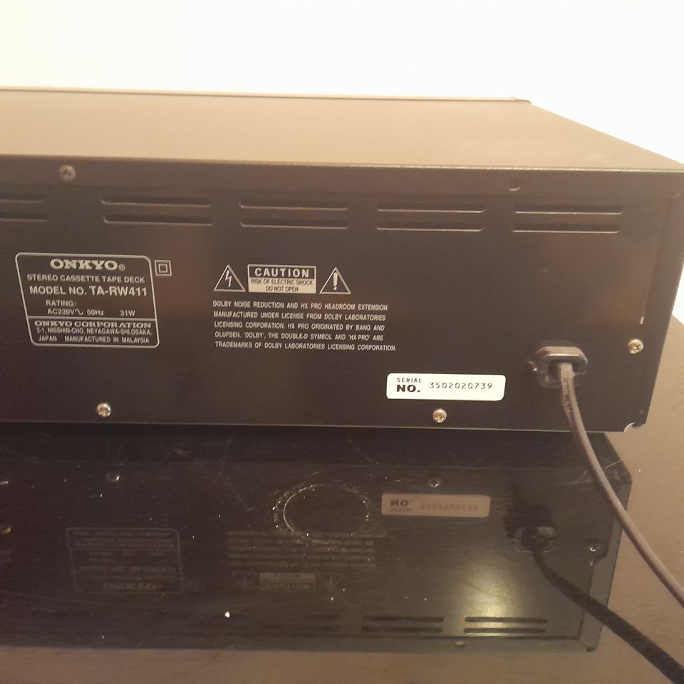 Onkyo TA RW 411 Doppeltape Deck in Varel