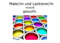Maler/in und Lackierer/in -m/w/d - gesucht in Schüttorf Nordrhein-Westfalen - Rheine Vorschau