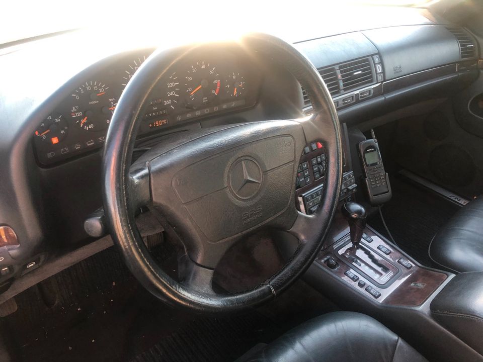 Mercedes Benz W 140 S 600 1.Hand,H-Kennz.184 EUR Steuern jährli in Zwickau