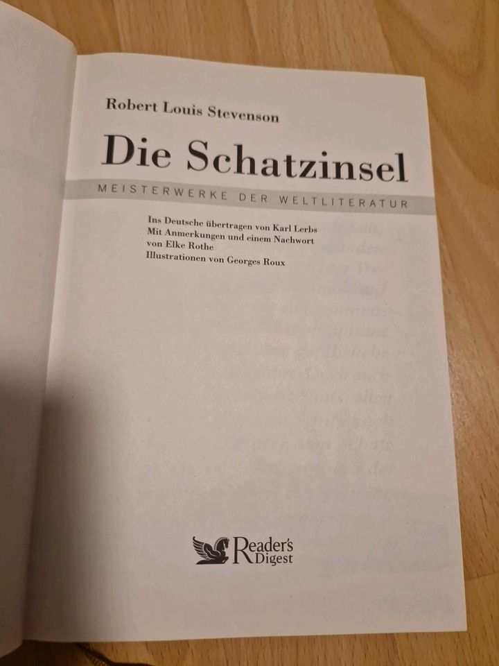 Die Schatzinsel, Robert Louis Stevenson.Meisterwerke der Weltlite in Wunstorf