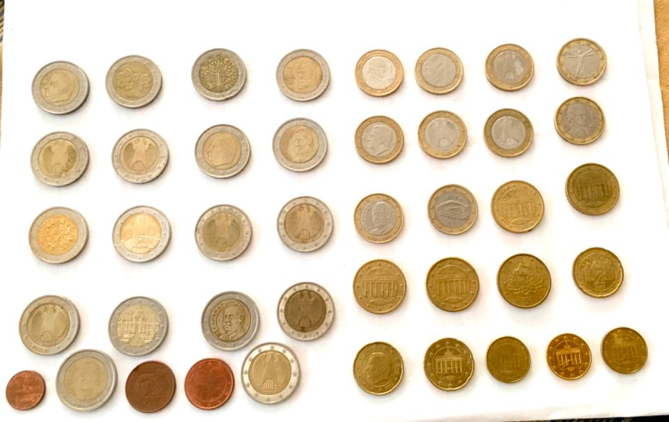 FEHLPRÄGUNG Verschiedene € EURO Münzen mit Fehlern in Riedlingen