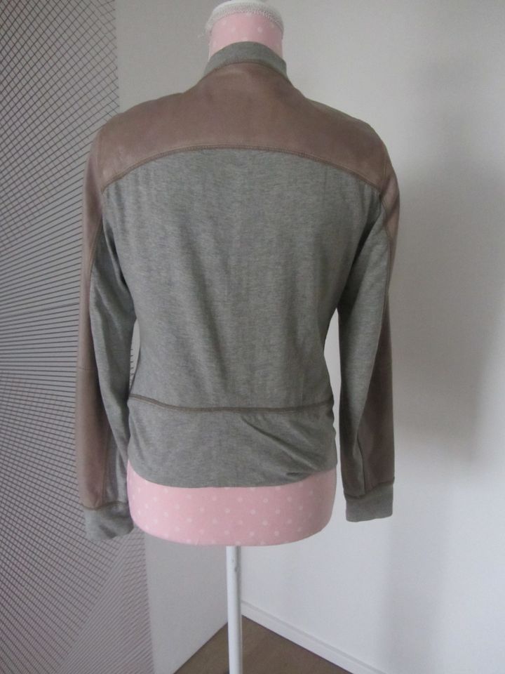 Lederjacke Rose Grau Julia S Roma 36 in Kerpen