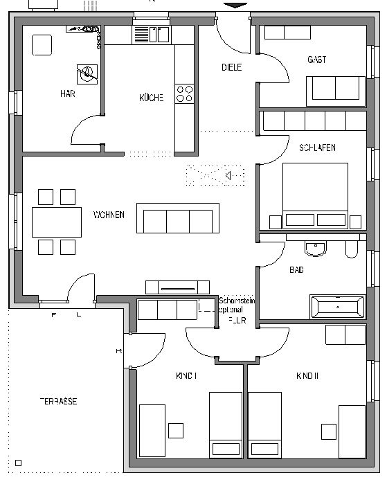 Aktionshaus B960 kfn40 massiv schlüsselfertig Festpreisgarantie PV in Plauen