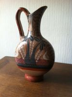 Tonvase Tonkrug 27cm bemalt Hessen - Otzberg Vorschau