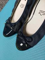Venturini Leder Ballerina blau 38 Bayern - Eckental  Vorschau