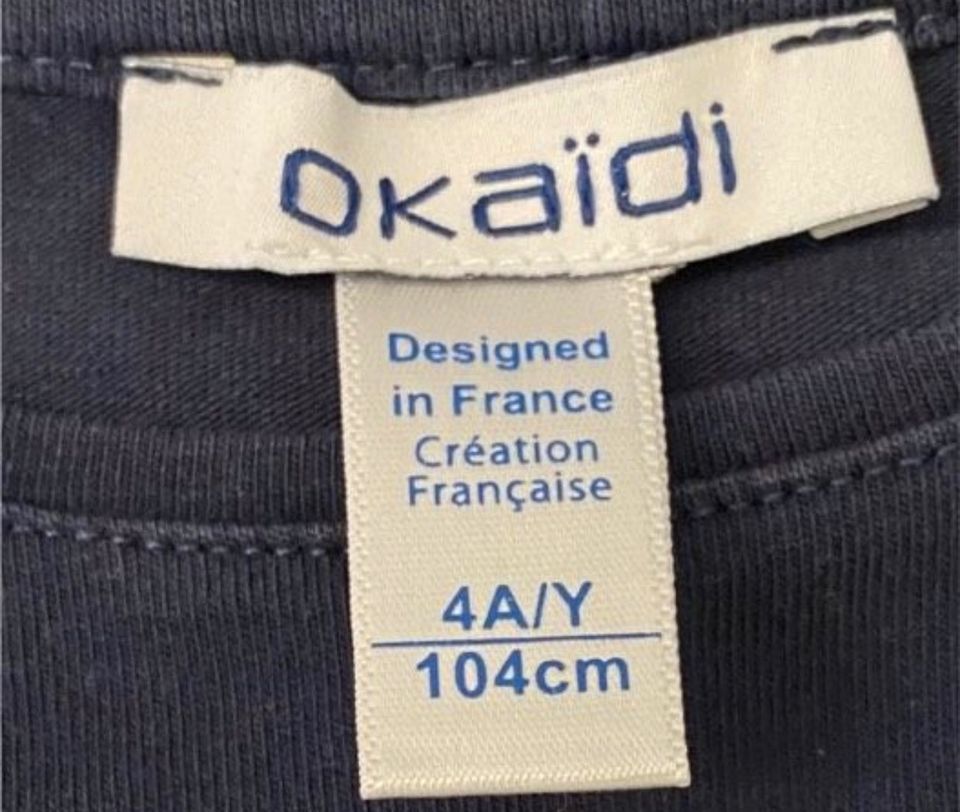OKAIDI Shirt Pulli Gr 98/104 Wendepailetten in Espenau