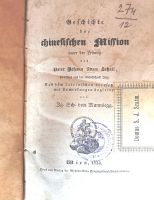 Mannsegg - Geschichte der chinesischen Mission, 1834 Niedersachsen - Braunschweig Vorschau