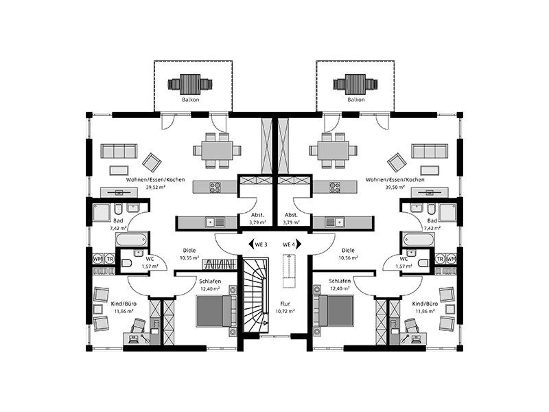 Ihr modernes STREIF Mehrfamilienhaus in Niederwürzbach-Blieskastel in Blieskastel