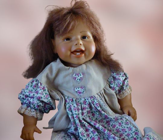 Große Puppe GLÜCKSKIND 65 cm Zapf zaubert ein Lächeln ins Gesicht in Drensteinfurt